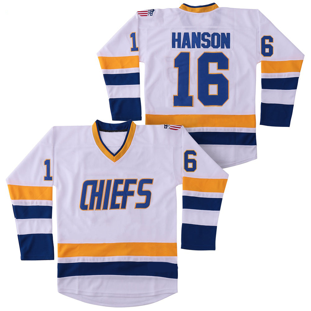 Charlestown Chiefs Hanson Brothers Hockey Jersey