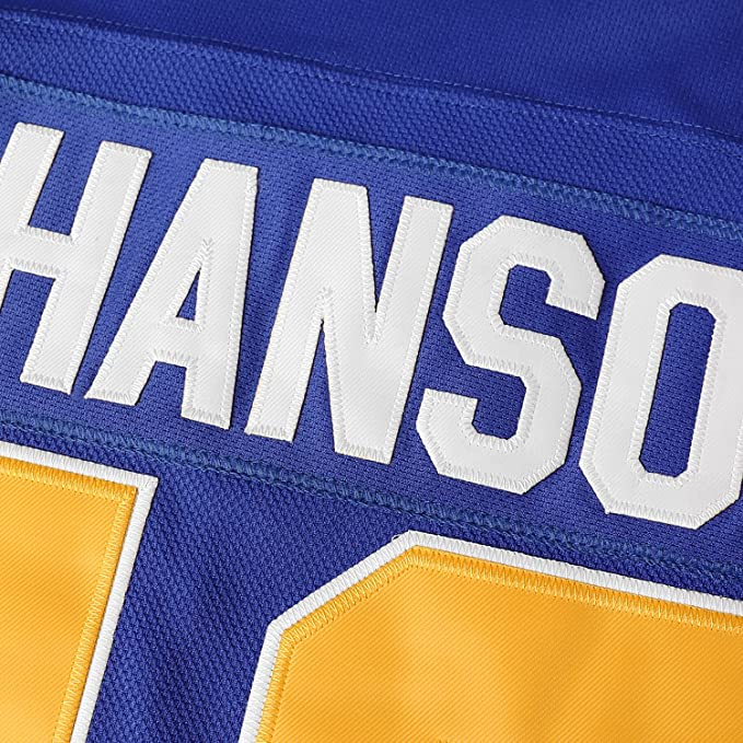 Charlestown Chiefs Hanson Brothers Hockey Jersey